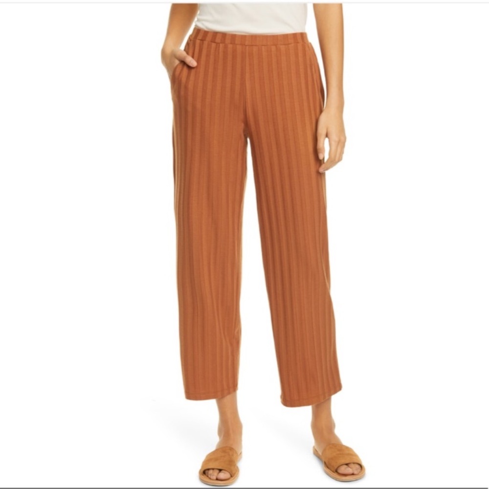 Eileen Fisher Wide Ankle Pant | Cinnamon